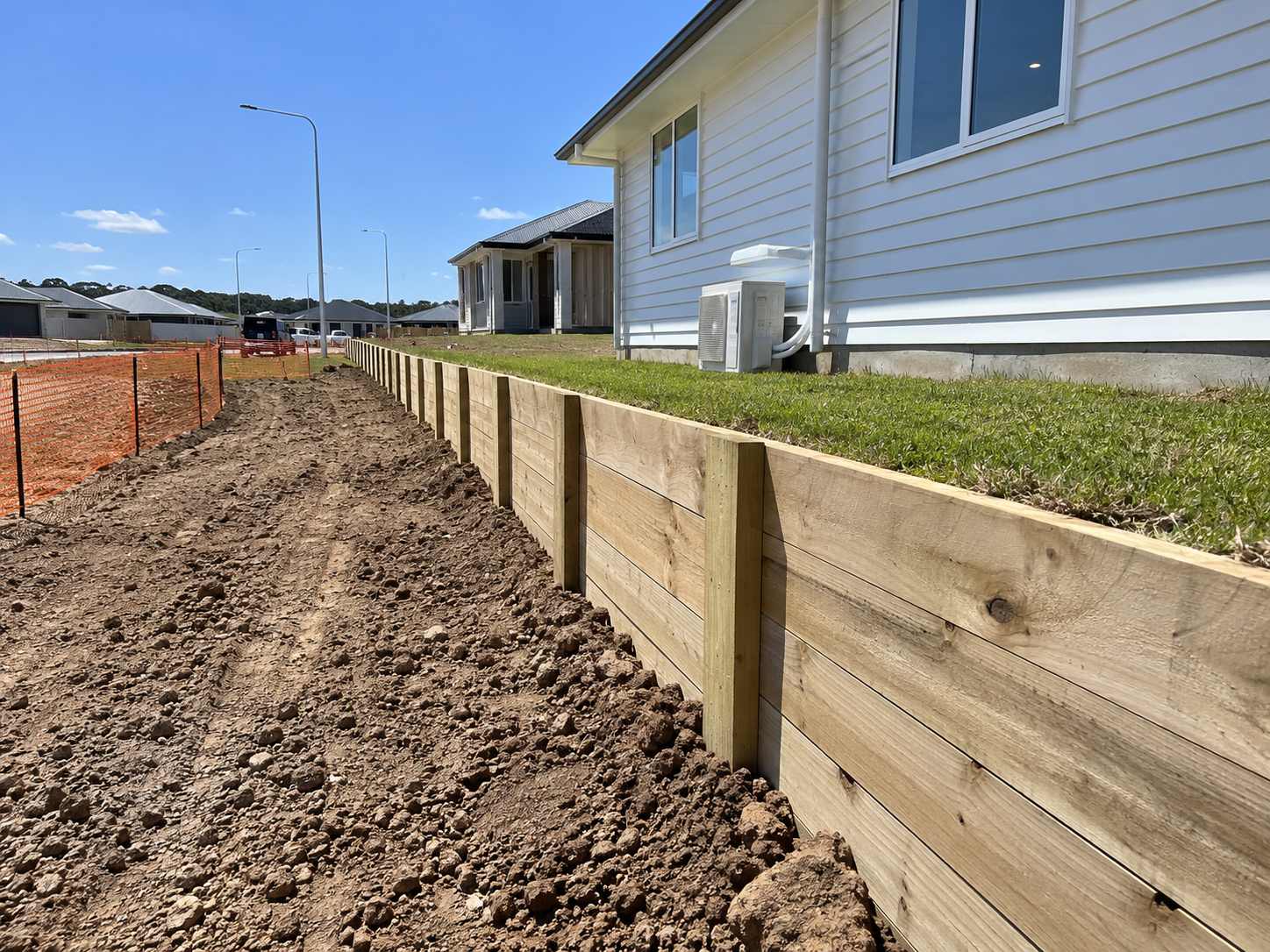Finished retaining wall by Top Retaining Walls Lower Hutt in Alicetown